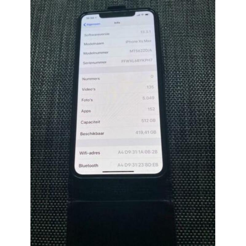 iPhone XS Max,Space grey,512GB met rekening!