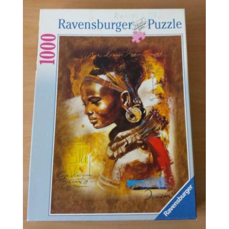 Puzzel Afrikaanse Vrouw - 1000 stukjes - Ravensburger