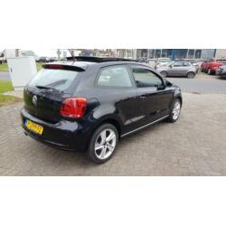 Volkswagen Polo 1.2 TSI 66KW 2012 Zwart pano/stoelverwarming