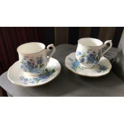 Royal Albert forget me not kop en schotels