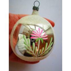 Kerst~Oude Kerstballen Glas~Zilver kleur~Kerstbal~Glazen Ker