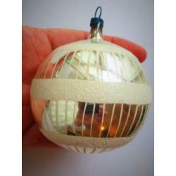 Kerst~Oude Kerstballen Glas~Zilver kleur~Kerstbal~Glazen Ker