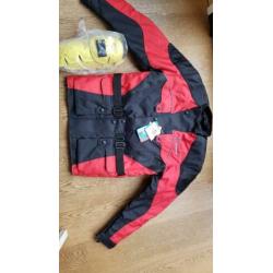 Jopa racing offroad jas black red maat Large nieuw nu 65euro