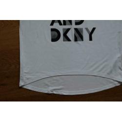 DKNY t-shirt wit mt 10 meisje (bied ex verzendkst)