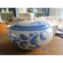 frans servies onderdelen blauw-wit