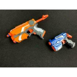 2x nerf n-strike rapidstrike cs-18 en heel wat accessoires