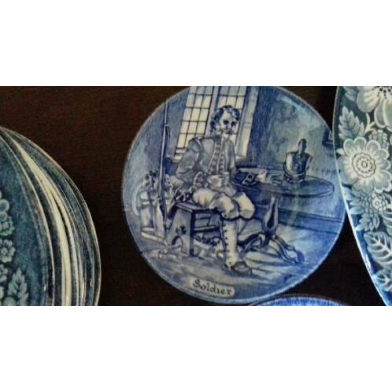 Wedgwood Tunstall en Liberty Blue borden