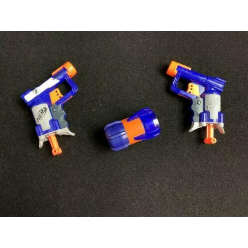 2x nerf n-strike rapidstrike cs-18 en heel wat accessoires