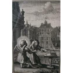 Bijbelse gravure van I. Smit 1724 eerste staat.