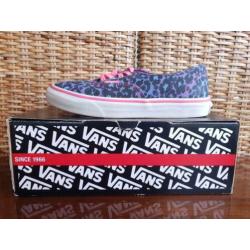 Vans sneakers doodskoppen paars blauw roze veters maat 37