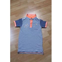 Quapi shirt + polo shirt maat 122 / 128 ZGAN / NIEUW