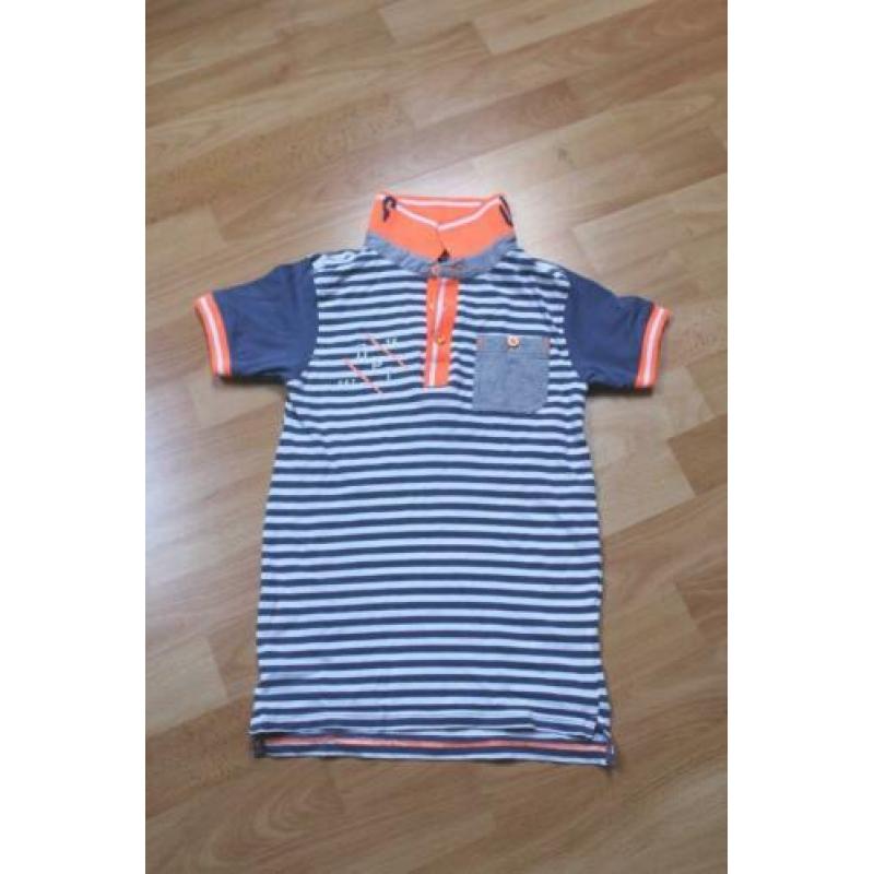 Quapi shirt + polo shirt maat 122 / 128 ZGAN / NIEUW