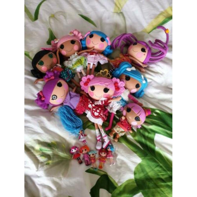 Lalaloopsy set van 8 grote + 6 kleine poppen