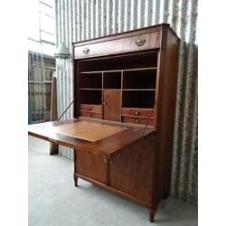 Antiek buro bureau secretaire klep secretaire klepburo kast