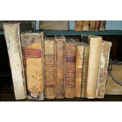 antieke boeken 9 stuks 1700 1800 1900