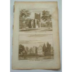 Originele kopergravures Hendrik Spilman Zeeland 1792