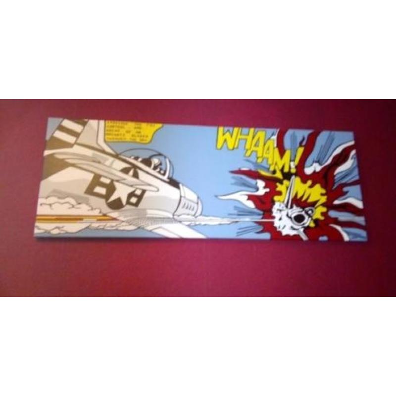 Roy Lichtenstein Whaam! handgeschilderd acrylverf op doek