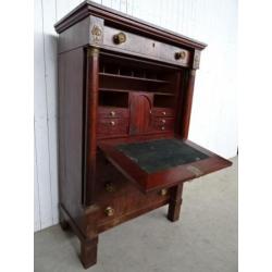 Antiek buro bureau secretaire klep secretaire klepburo kast