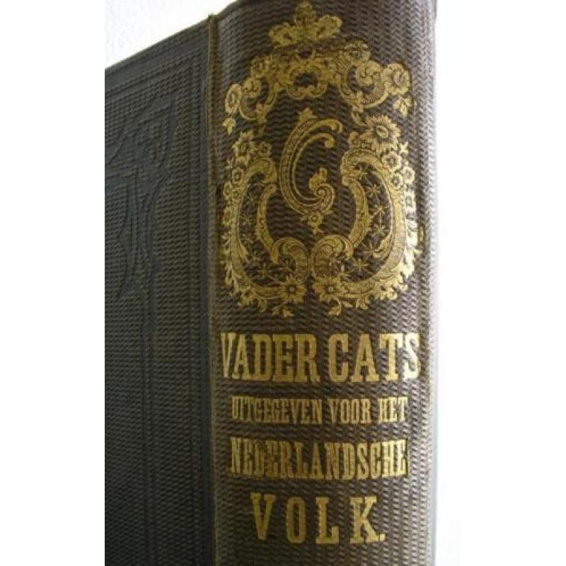 Antiek boek Vader Cats Tiel 1861 H.C.A. Campagne