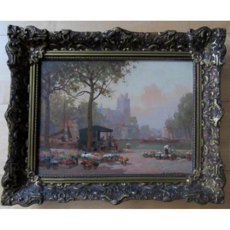 =bloemenmarkt====DORDRECHT==Jan Knikker jr 1911-1990===