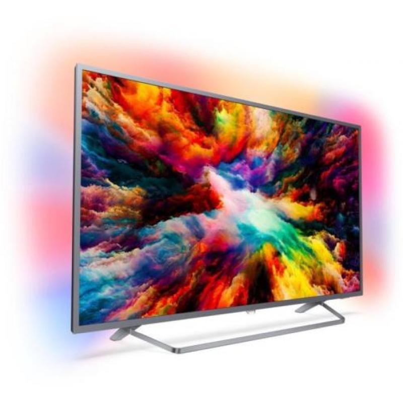 Philips 43inch. 4K UHD android ambilight televisie 43PUS7303