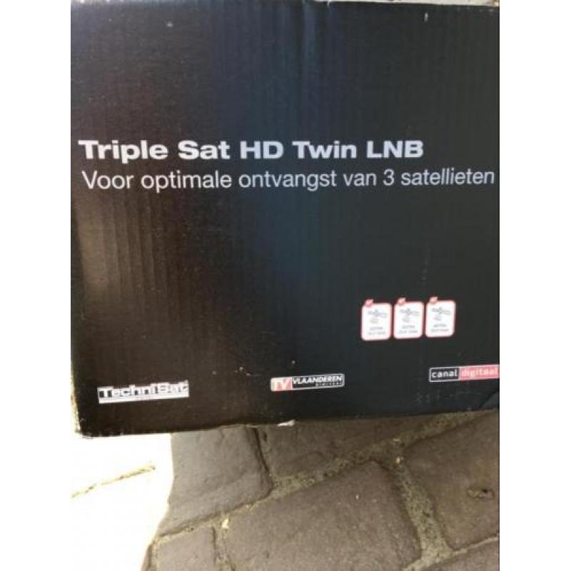 Sateliet schotel triple sat HD twin