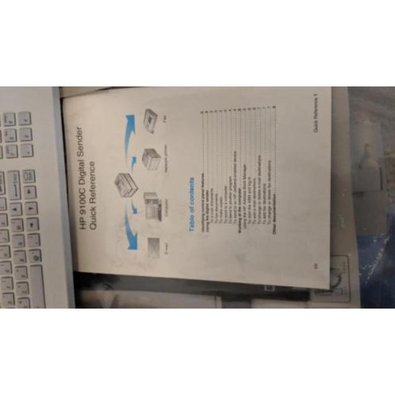 hp 9100c digital sender netwerk scanner