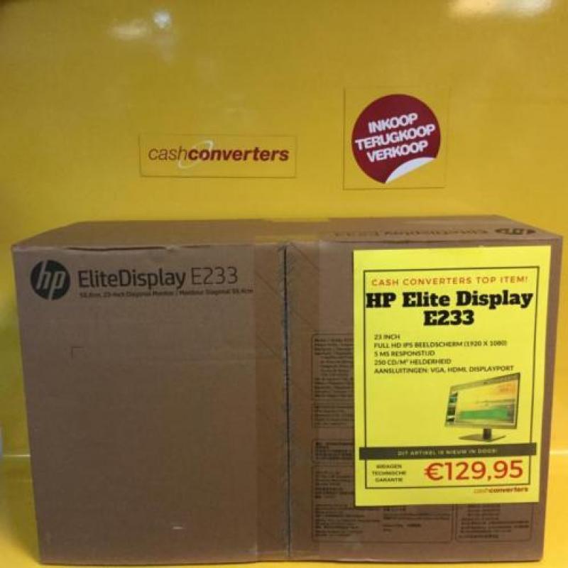 HP Elite Display E233 | 23inch | FHD Monitor | nieuw in doos