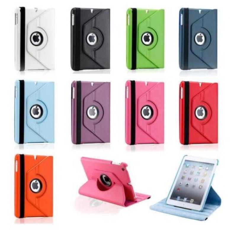 iPad 2017 (5e generatie) hoes hoesje 360 graden case - Zwart