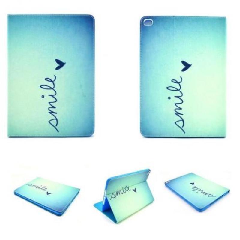 iPad 2 / 3 / 4 hoes hoesje case Kleurrijk patroon Blokjes