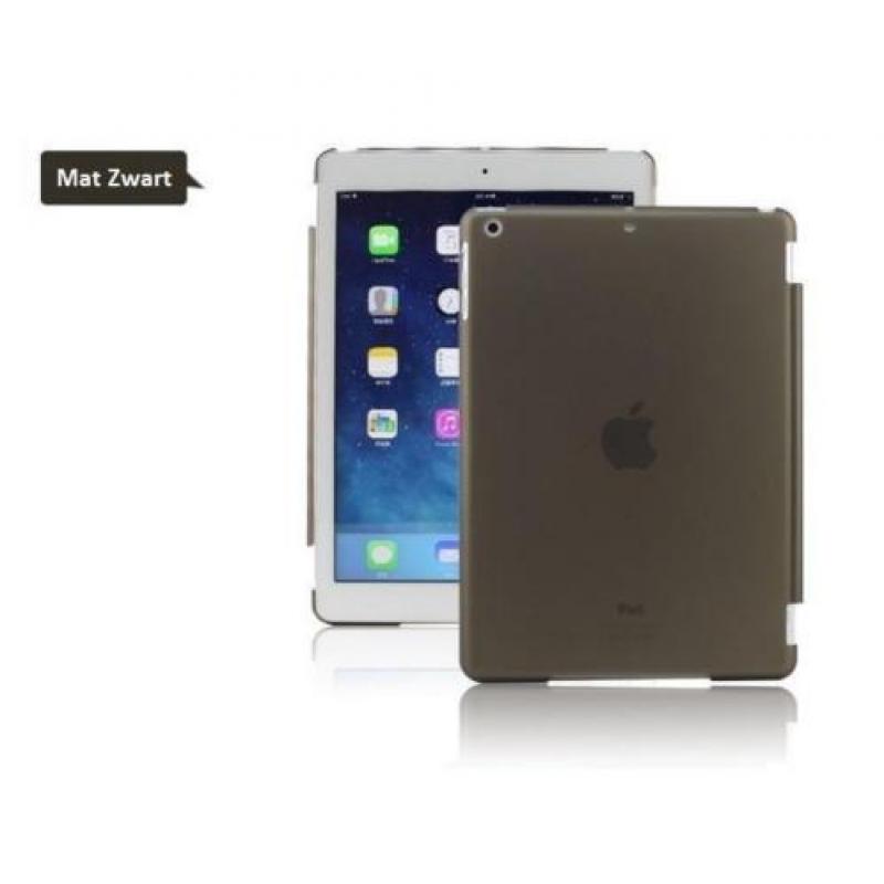 iPad Air 2 achterkant hoes hoesje case Doorzichtig - Zwart