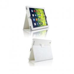 Apple iPad Air 2 lederen leren leer hoes hoesje case - Zwart