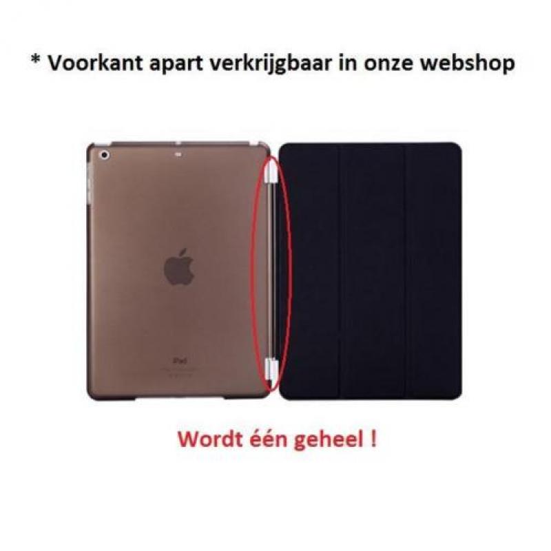 iPad Air 2 achterkant hoes hoesje case Doorzichtig - Zwart