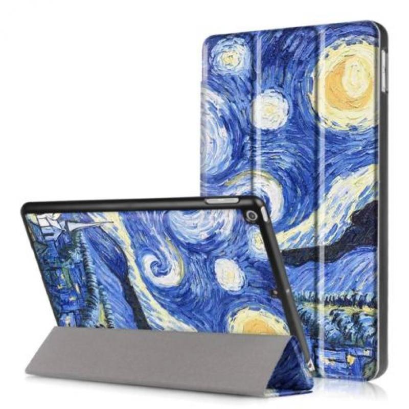 iPad 2017 Smart case Starry Night olieverf