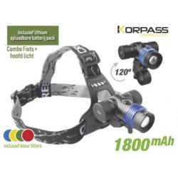 Hoofdlamp PRO BIKE EXTREME COMBO PACK - FIETS + HOOFDLICHT