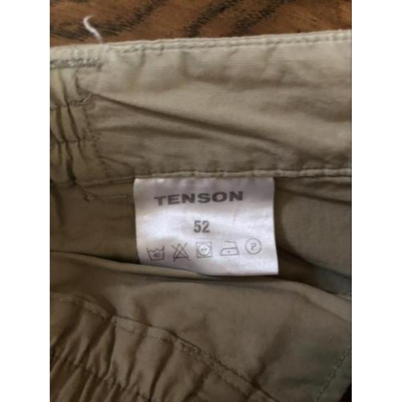 Tenson afritsbroek kleur kaki maat 54